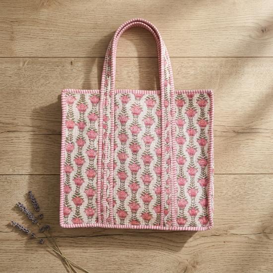 Shoulder Bag usalover925 Multicolor Quilted Cotton Hand Printed Shoulder Bags 150