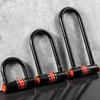 Durable & Waterproof U-Shape Anti-Theft Combination Lock Shop Door & Bicycle Padlock with Password Unlock