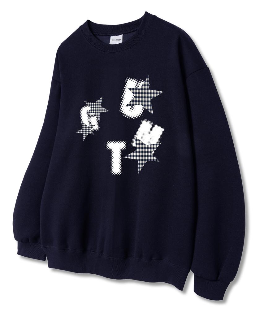 UNION GARMENTS Ugmt Star French Terry Sweatshirt Navy