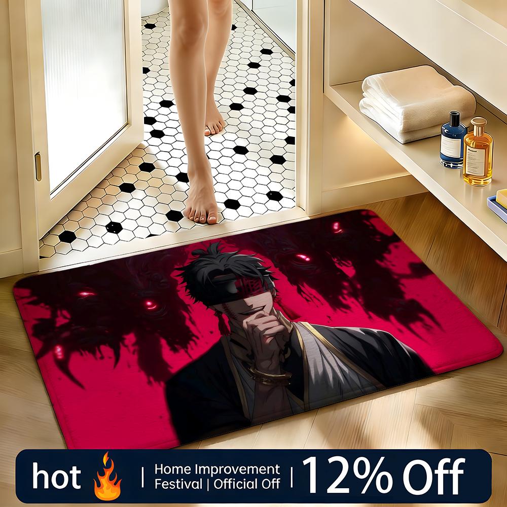 Soft Absorbent Non-Slip Rug Anime R-Record of Ragnarok Floor Mat Home Decor Doormat Bedroom Floor Mat Shower Carpet