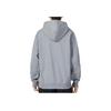 Jordan Logo Print Drawstring Hoodie With Fleece Lining Long Sleeve Men Tops Grey DQ7339-091
