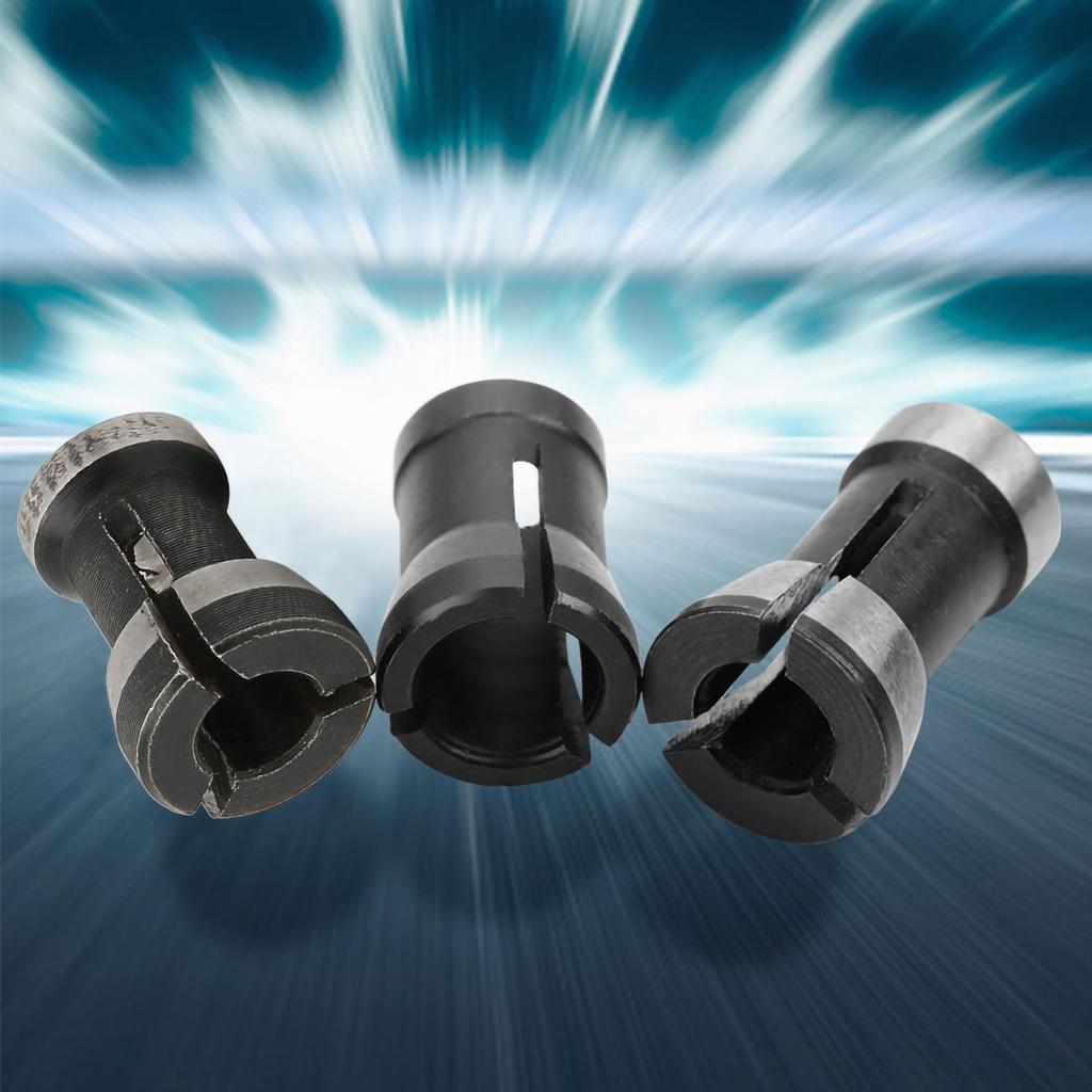 3PCS 6 6.35 8mm Chuck Adapter Woodworking Milling Trimming Cutter Chuck Engraving Head
