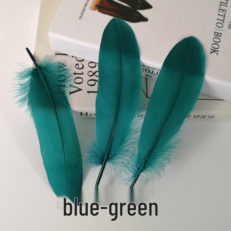 Barevná barvená velká husí pera pro DIY řemesla, ručně vyráběné dekorace a projekty pro mateřské školy