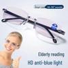 Auto-Adjust Smart Reading Glasses: High-Def, Multifocal, Anti-Blue Light, Zoom for Near & Far Vision, Ideal for Seniors