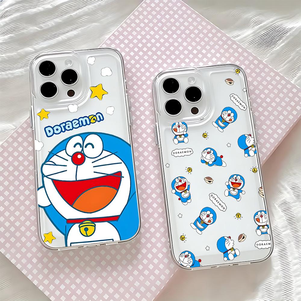 Cartoon For Doraemons Phone Case For Samsung Galaxy S26 S25 S24 S23 S22 S21 S20 FE Note20 10 Edge Plus Ultra Lite 5G Clear Cover