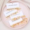 Hot-selling Metal Twist Love Butterfly Earrings Set Simple Ring Big Earrings Earrings Ear Jewelry Women