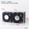 385*65*160mm Power Supply Small Shell Double Tuyere Condenser Radiator Aluminum Fin And Copper Tube Heat Exchanger