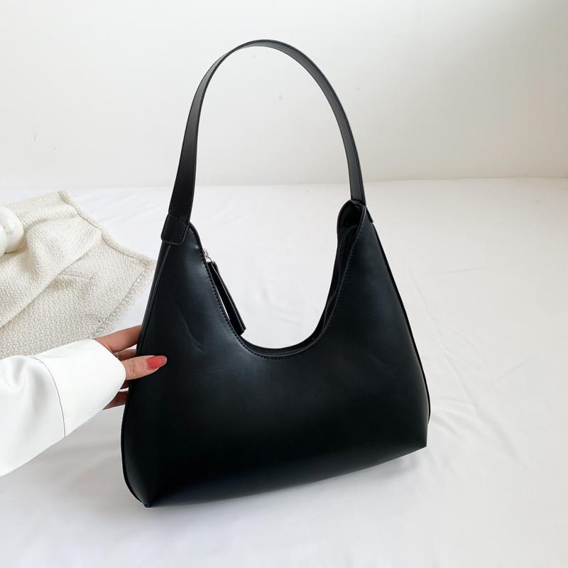 

2023 Summer Fashion Street Style Shoulder Bag Pu Material Women s Handbag Trendy Underarm Bag чёрный