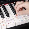 88 61 54 Tasters Piano Keyboard Klistremerker Avtakbare Keyboardetiketter med Notelinjer for Nybegynnere Enkel Installasjon