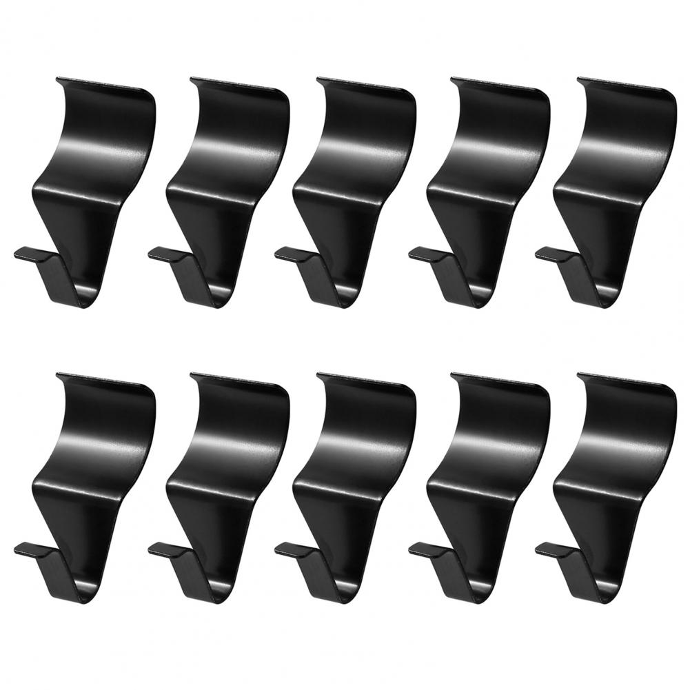 Hanging Hook Long-lasting Hook Corrosion Resistant Storage Hooks with Polished Surface for Easy Installation on Walls Set of 10