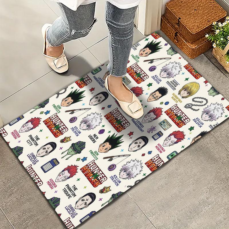Tappeto Hunter X Hunter per Soggiorno Camera da Letto Casa Decorazione Divano Gioco Bambini Tappetino Antiscivolo per Pavimento