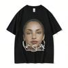 90er Jahre Sänger S-Sade Print Grafik T-Shirt unisex Wounisex Hip Hop Vintage Kurzarm-T-Shirts Oversized T-Shirt Streetwear