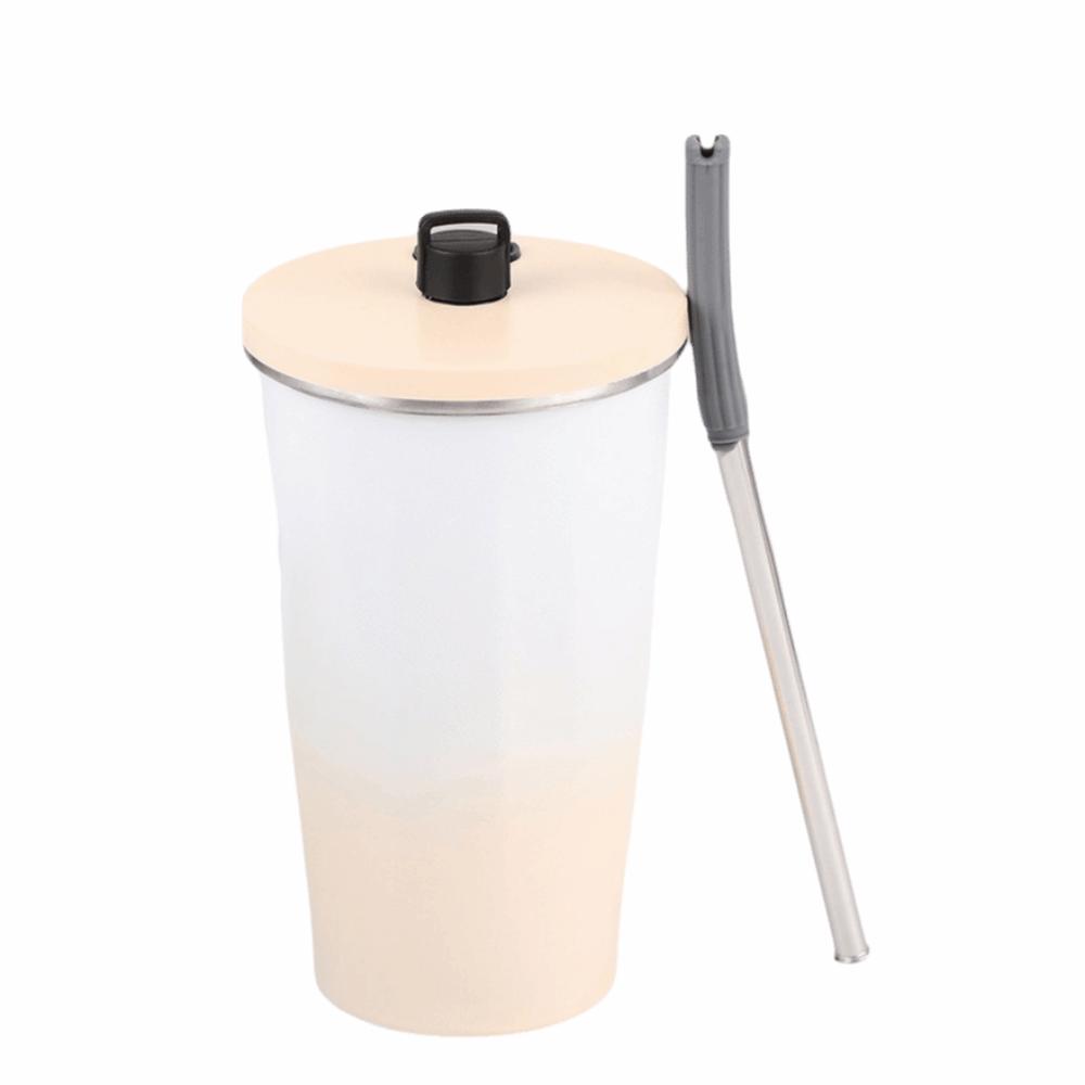 Creative Stainless Steel Thermal Mug 600ML Fashion Thermos Cup Outdoor Travel