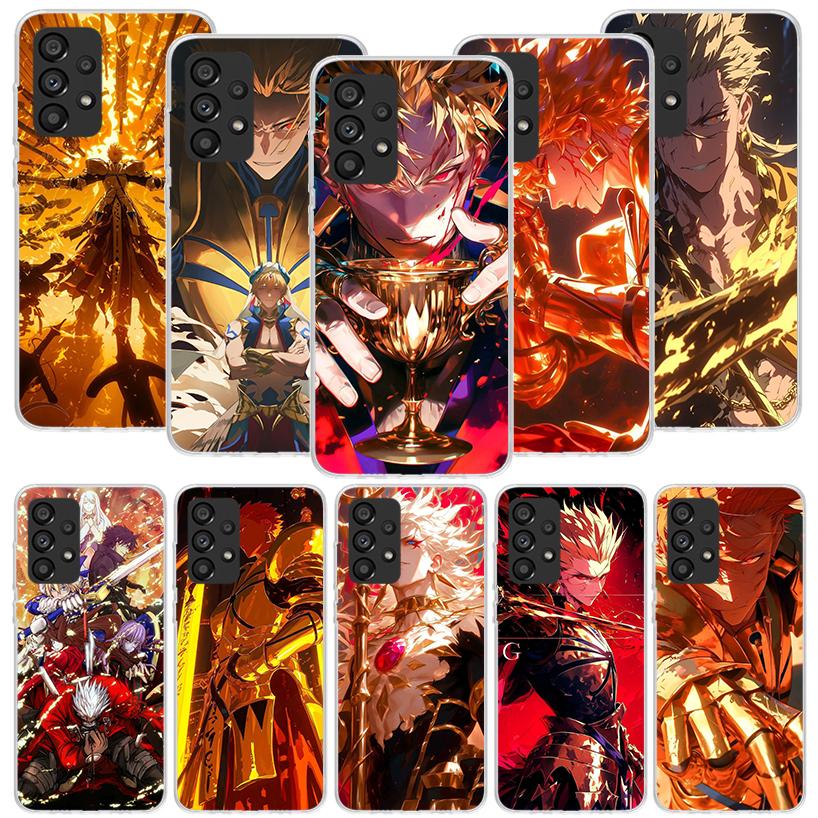 Fate Zero Stay Night Gilgamesh Phone Case For Samsung Galaxy A17 A16 A14 A15 A13 A57 A56 A54 A55 A53 A37 A36 A34 A35 A33 A26 A24