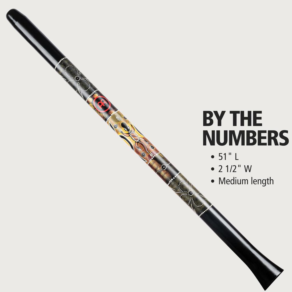 MEINL Percussion Meinl Didgeridoo 51" Synthetic Didgeridoos TuningD Black SDDG1-BK