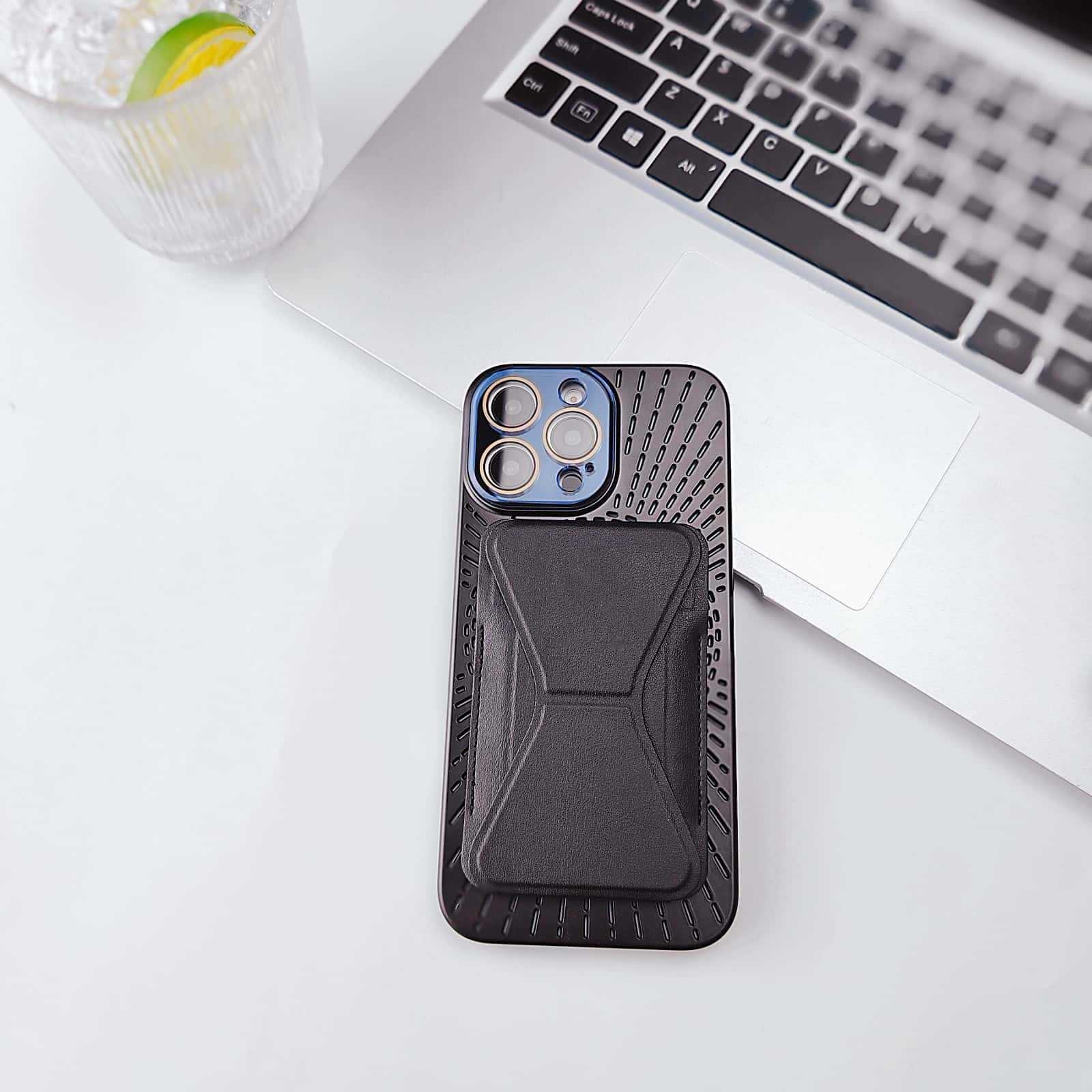 

Сумка для карт из искусственной кожи Вертикальный держатель для магнитных карт для телефона Подходит для серии IP One Size