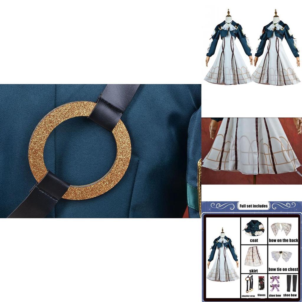 Stunning Violet Evergarden Cosplay Costume Set For Women At Halloween Party