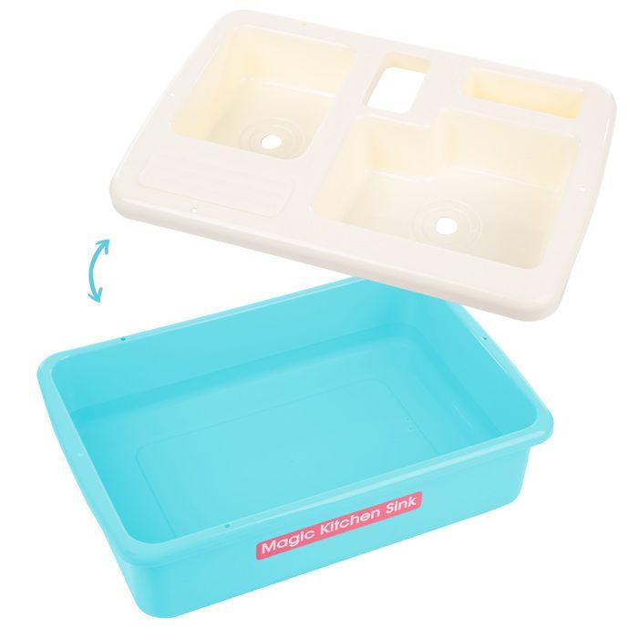 Évier de jeu pour enfants - KINDERPLAY - KP9904 - Robinet à eau - Accessoires inclus - 1,5 L