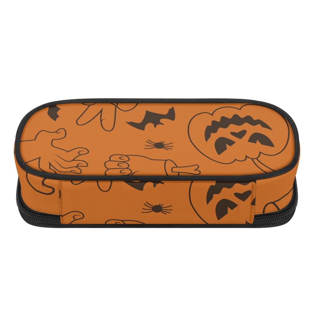 Federmäppchen Große Kapazität 300D Polyester Reißverschluss rundum mit Hauptfach Netztasche und Stiftschlaufen für das tägliche Studium