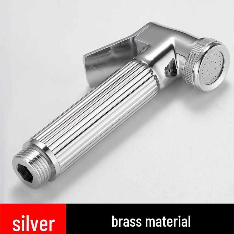 Black Copper Bidet Sprayer: Toilet Companion & Booster Shower Faucet