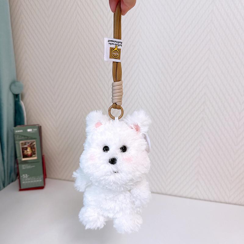 Plush Dog Toy West Highland Terrier Stuffed Animal Gift For Kids And Collectors