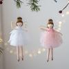 Cloth Christmas Angel Doll Drop Ornaments Angel Girl Christmas Girl Pendant Hanging Pendant Xmas Tree Pendant Festival Decor