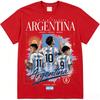 Unisex Argentina La Albiceleste Graphic T Shirt Messi Di Maria Alvarez World Cup Soccer Football Fan Gift Tee