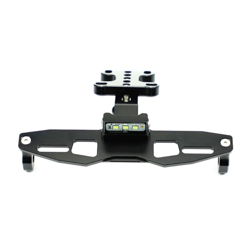 Verstellbarer Motorrad Kennzeichenhalter mit Licht Passend für TFX150 MslaL150 Motorrad Zubehör