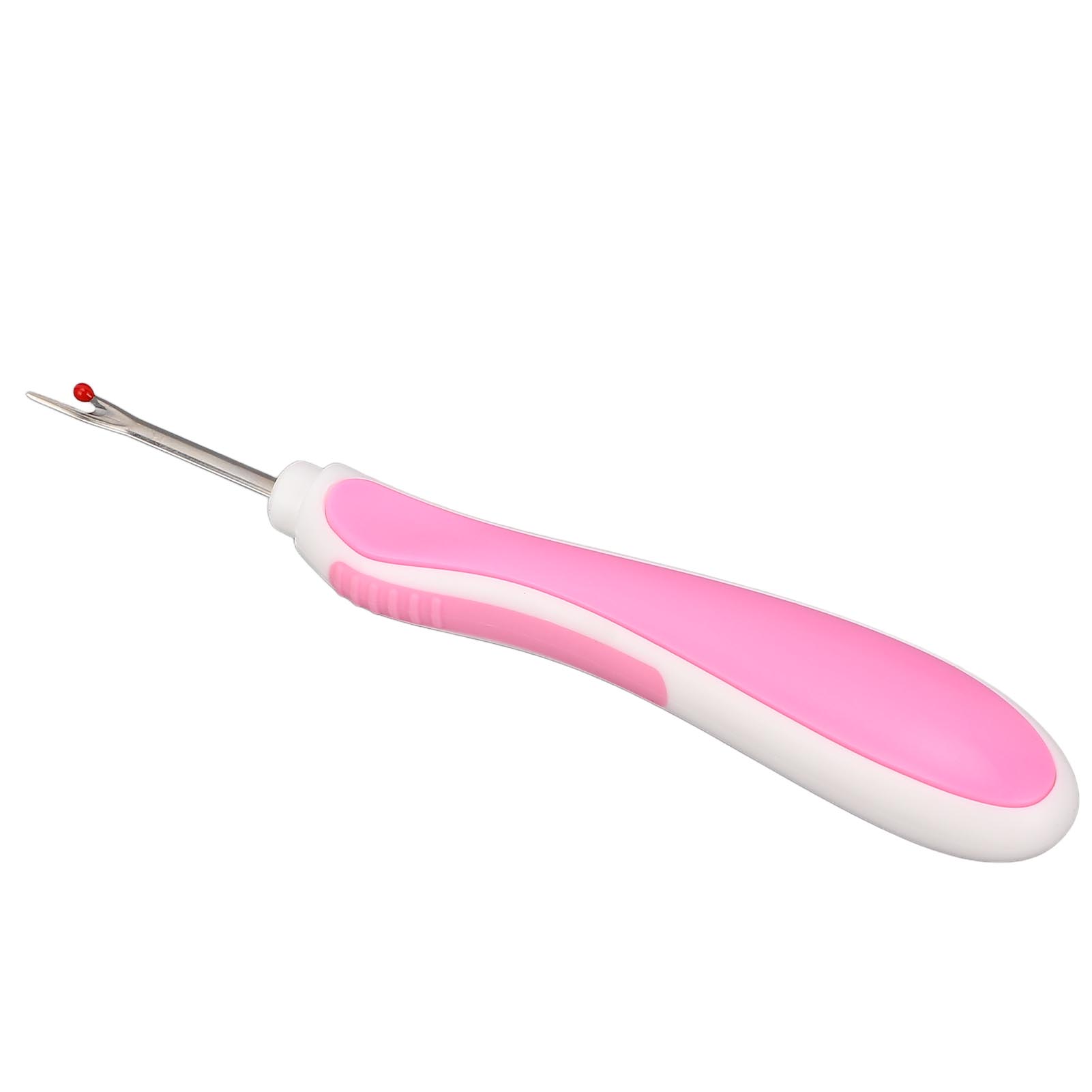 Распарыватель швов Эргономичная силиконовая ручка Экономия труда Удалитель швов для шитья Распарыватель ниток Розоватый