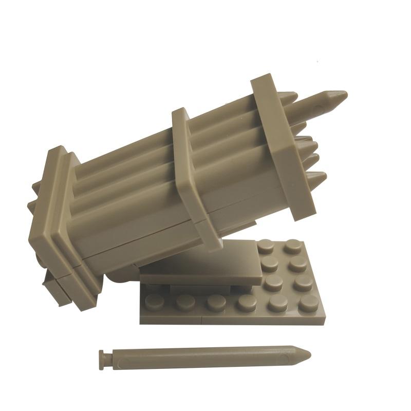 Military Equipment Weapon Gun Cannon Model Building Blocks Educational Toys Kids Gifts Military WW2 SWAT Toy Block