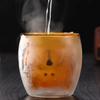 250ml Cartoon Bear Double Wall Glass Cup - Cute Thermal Coffee Milk Juice Mug, Creative Insulated Gift for Home & Office