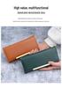 Women's Bifold Wallet: Versatile Long Design with Card Slots, Coin Purse, Japanese & Korean Style, Solid Color