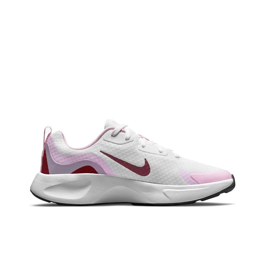 New Nike Wearallday White Dark Beetroot GS CJ3816-105