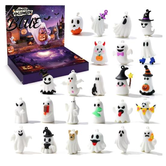 Countdown To Halloween Calendar Advent 2026, 24 Day Box with Figures, Gift Spooky Holiday for Kids, Party Decor & Daily Fun