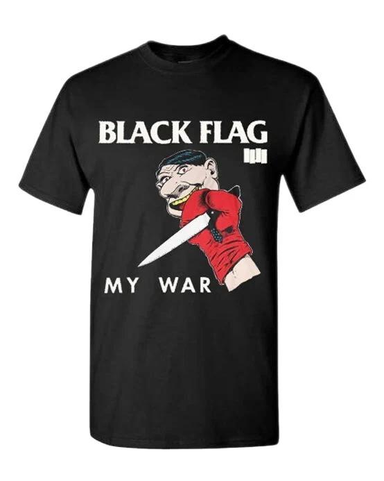 

Black Flag My War Album T-shirt SST Records Band Tee - Officially Licensed L