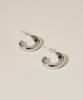 Novice Tokyo Nuance Hoop Pierce Earrings [Stainless] / Silver