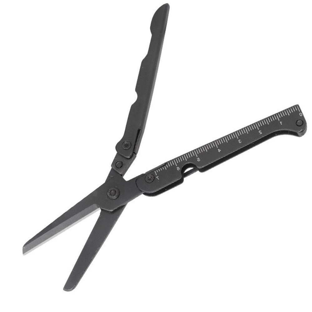 Anti-rust Folding Mini Scissors Stainless Steel Outdoor Scissors Equipment Small Scissors  Gadget