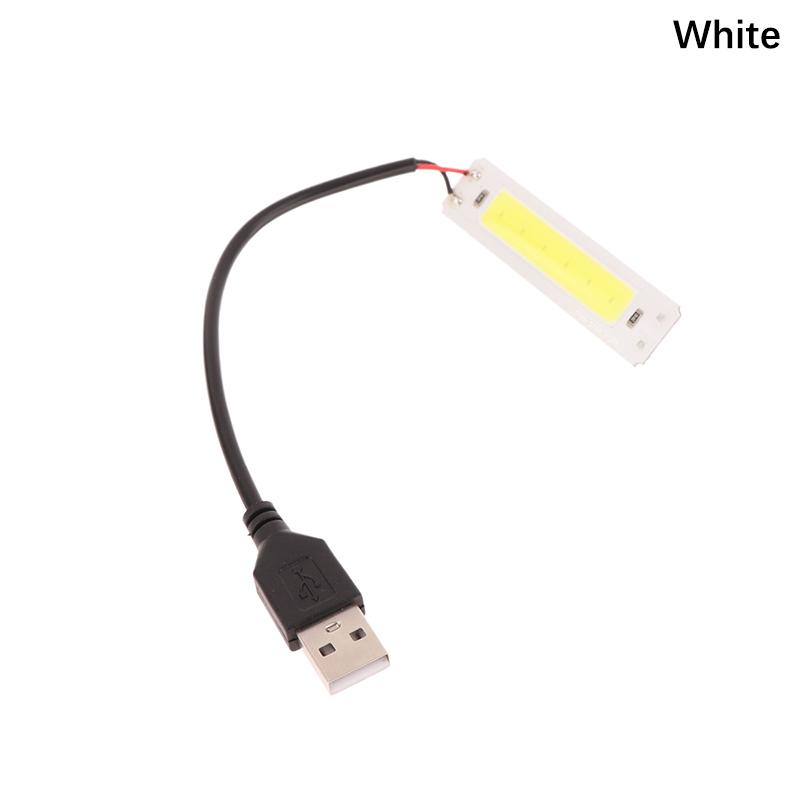 DC 5V USB LED Lichtquelle 2W COB Streifenleiste Glühbirne 60X15mm Warm Kaltweiß 3000K 6500K Für DIY Arbeitslampe