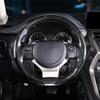 3Pcs 38Cm Carbon Fiber Car Steering Wheel Cover Non-Slip Protective Cover Segmented Car Styling Accessories For 99% Car