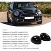 Side Mirror Cover Protector 2pcs Door Mirror Cover Left Right Glossy Black Rear View Mirror Cover Replacement for R55 R56 R57 R58 R59 R60 R61