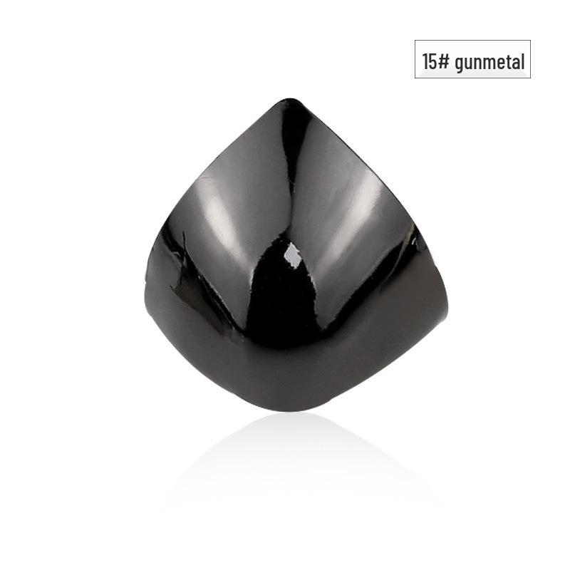 Women's Pointed Toe High Heel Protector - Leather Anti-Kick Decorative Cover with Metal Cap for Shoe Protection.