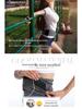 Adjustable Elastic Waist Pack with Water Bottle Holder and Phone Pocket