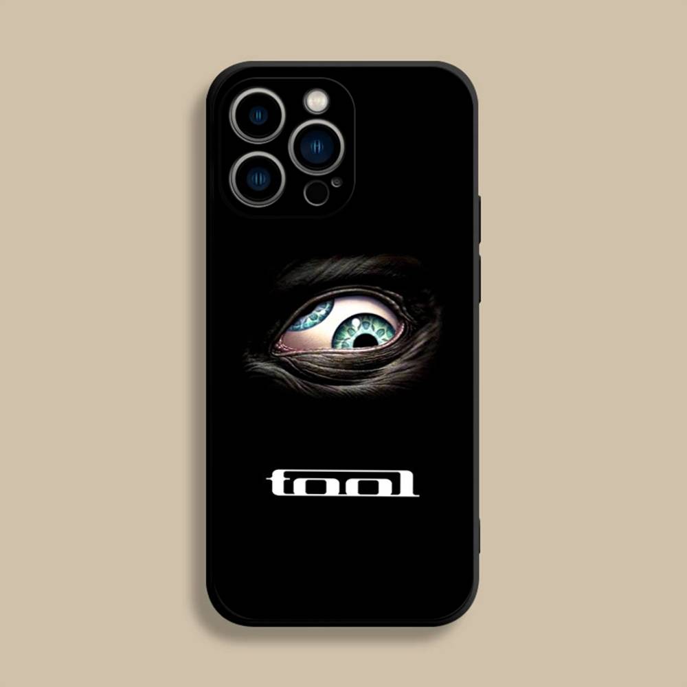 Music T-Tool-l Band Rock Phone Case For iPhone 17,16,15,14,13,12,Pro,Max,Plus,E,SE4,Air,Mini Black Soft Cover