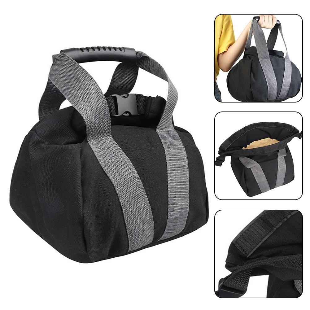 Kettlebell Sac de sable Réglable Sac de sable Noir Portable