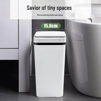 Smart Sensor Trash Can with USB Charging for Home, Bedroom, and Bathroom