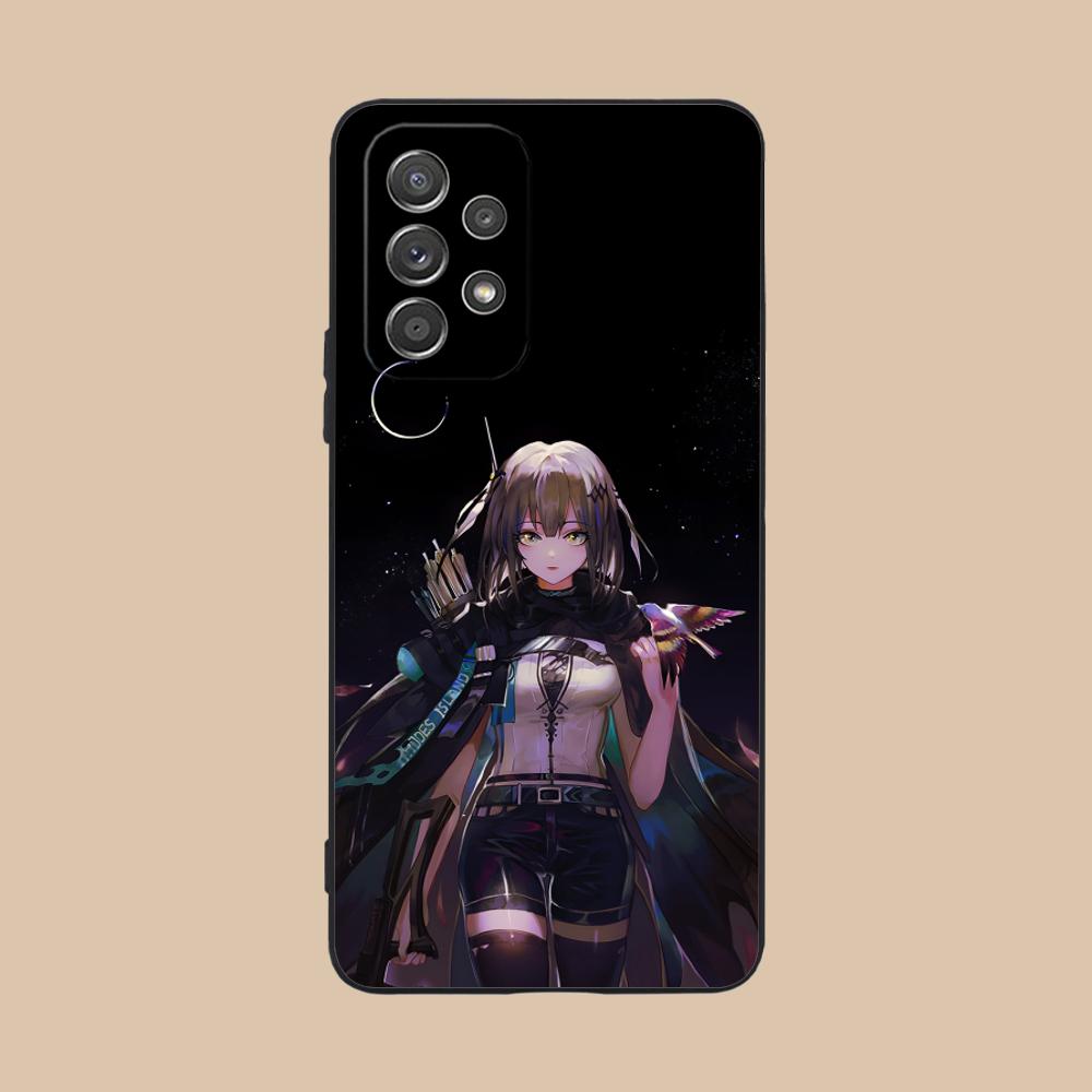 Arknights Greythroat Matte TPU Mobile Phone Case for Samsung Galaxy A56 55 54 53 52 51 36 35 34 23 16 15 5G Colorful Cover