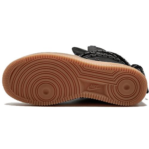New Nike Sf Air Force 1 High Black Gum AA1128-001