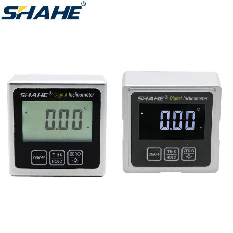 SHAHE Magnetic Digital Level Electronic Angle Finder Protractor Inclinometer Bevel Gauge With Magnets Backlight