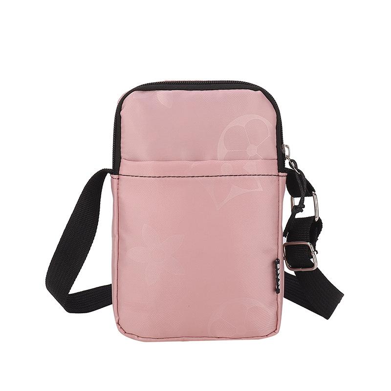 One Shoulder Crossbody Mini Mobile Phone Cloth Bag Travel Shopping Vertical Neck Portable Wrist Change Bag Versatile