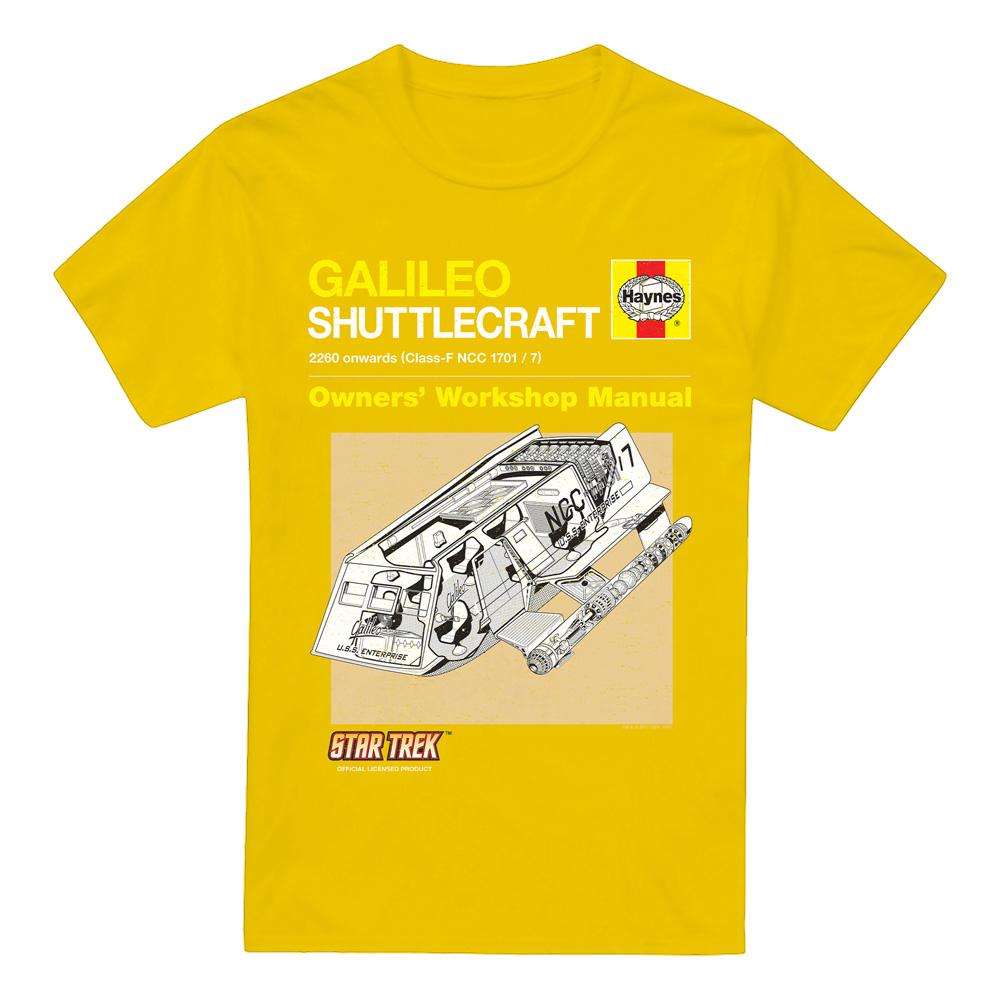 Star Trek Mens Shuttle Manual T-Shirt